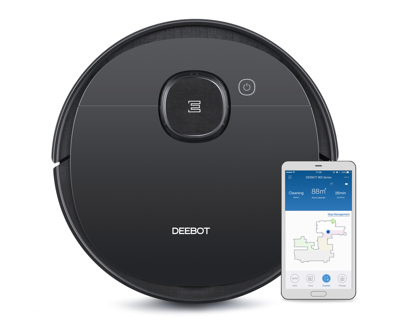 Dulkių siurblys - robotas Ecovacs Deebot Ozmo 950 - Senukai.lt
