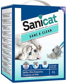 Kaķu pakaiši Sanicat Sani & Clean Cement Smile, 6 l