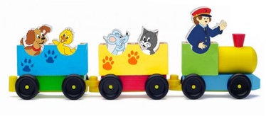 Woody Train With Animals 90658