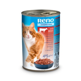 Konservuotas ėdalas katėms Reno, su jautiena, 415 g