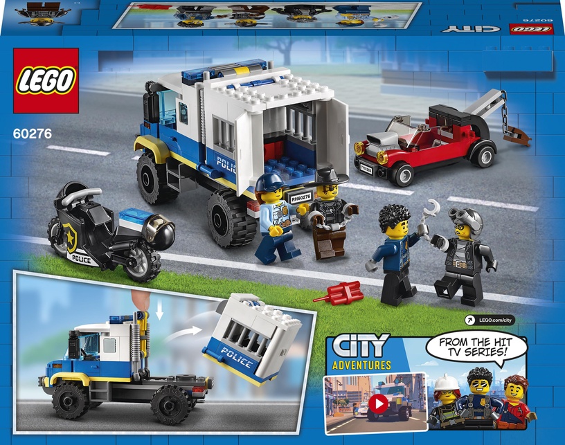 Конструктор LEGO City Транспорт для перевозки преступников 60276, 244 шт.