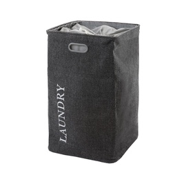 Aquanova Evora Laundry Bin 112l Dark Grey