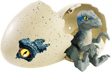 Mattel Jurassic World Hatch N Play Dinos Velociraptor Blue FMB92