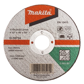 Griešanas disks Makita C30S, 115 mm x 3 mm x 22.23 mm