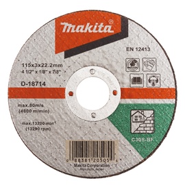 Lõikeketas Makita C30S, 115 mm x 3 mm x 22.23 mm