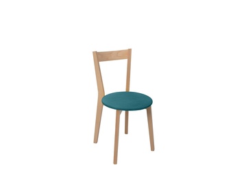 Стул для столовой Black Red White Ikka Turquoise/Sonoma Oak