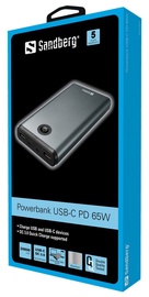 Sandberg Powerbank USB-C PD 65W 20800