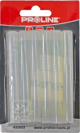 Клеевые стержни Proline, 100 мм x 11 мм, прозрачный, 6 шт.