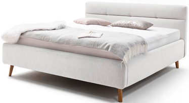Gulta Meise Möbel Lotte Light Gray, 200x160 cm, ar režģi