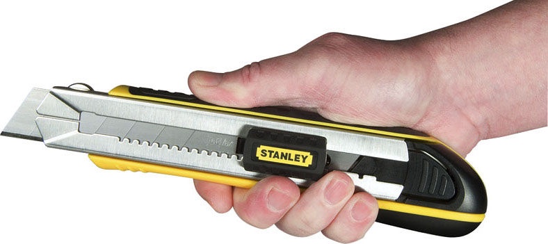 Нож Stanley 0-10-486, 175 мм, пластик/нержавеющая сталь/сплав металлов, 5 шт.