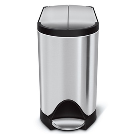 Atkritumu tvertne Simplehuman Butterfly, pelēka, 10 l