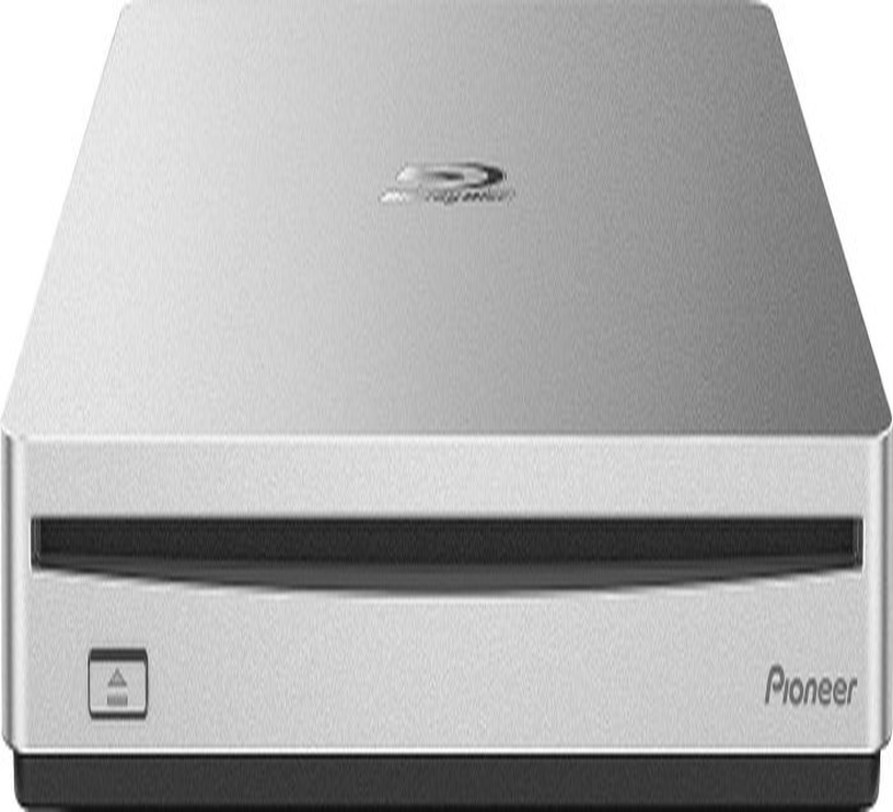 Ārējais optiskais diskdzinis Pioneer BDR-XS07TS, 280 g, sudraba