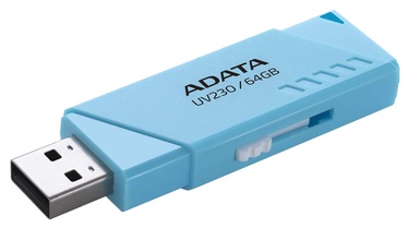 USB atmintinė ADATA UV230 Blue, USB 2.0, 64 GB