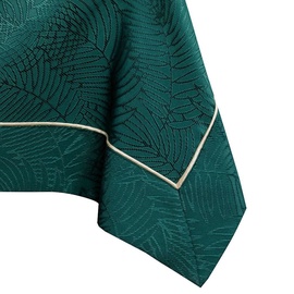 AmeliaHome Gaia Tablecloth PBG Bottle Green 110x180cm