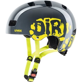 Ķivere Uvex Kid 3 Dirtbike 4148191117, dzeltena/pelēka, 550 - 580 mm