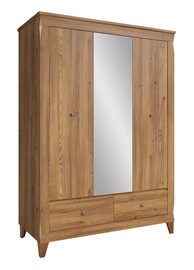 Black Red White Bergen Wardrobe Larch