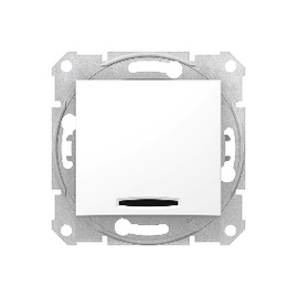 Pārslēdzis ar lampu mex10ax 250v balts