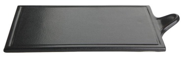 Porland Seasons Cheese Serving Plate 29.57x17.74cm Black