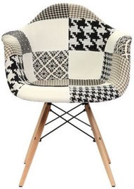 Avanti Theo Chair White Black Brown