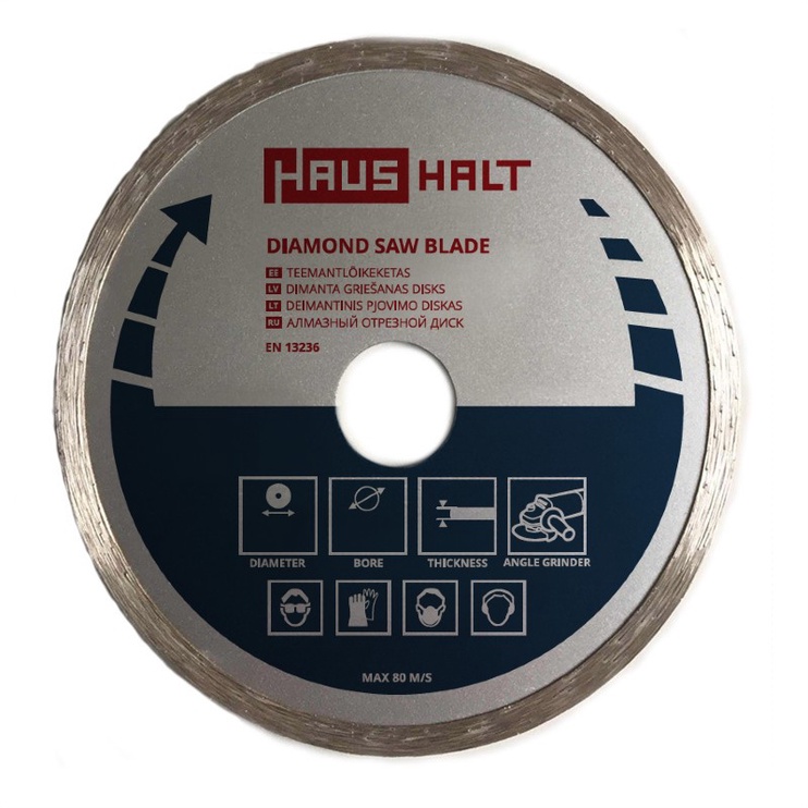 Dimanta disks Haushalt, 180 mm x 22.23 mm x 1.6 mm