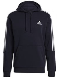 Джемпер Adidas Essentials Fleece 3 Stripes Hoodie GK9584 Blue S