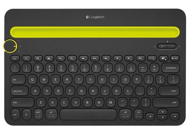 Klaviatūra Logitech K480 EN/RU, melna, bezvadu