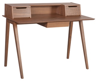 Rašomasis stalas Home4you Shelby 20785, rudas