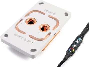 XSPC RayStorm Pro Water Block RBG AMD AM4 White