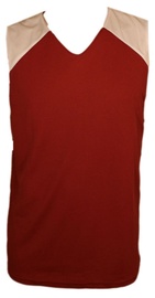 T-krekls, vīriešiem Bars, balta/sarkana, L