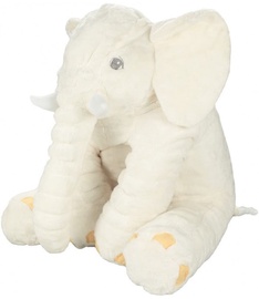 Mīkstā rotaļlieta Elephant, balta, 25 cm