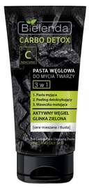 Bielenda Carbo Detox 3 in 1 Charcoal Face Cleansing Paste 150ml