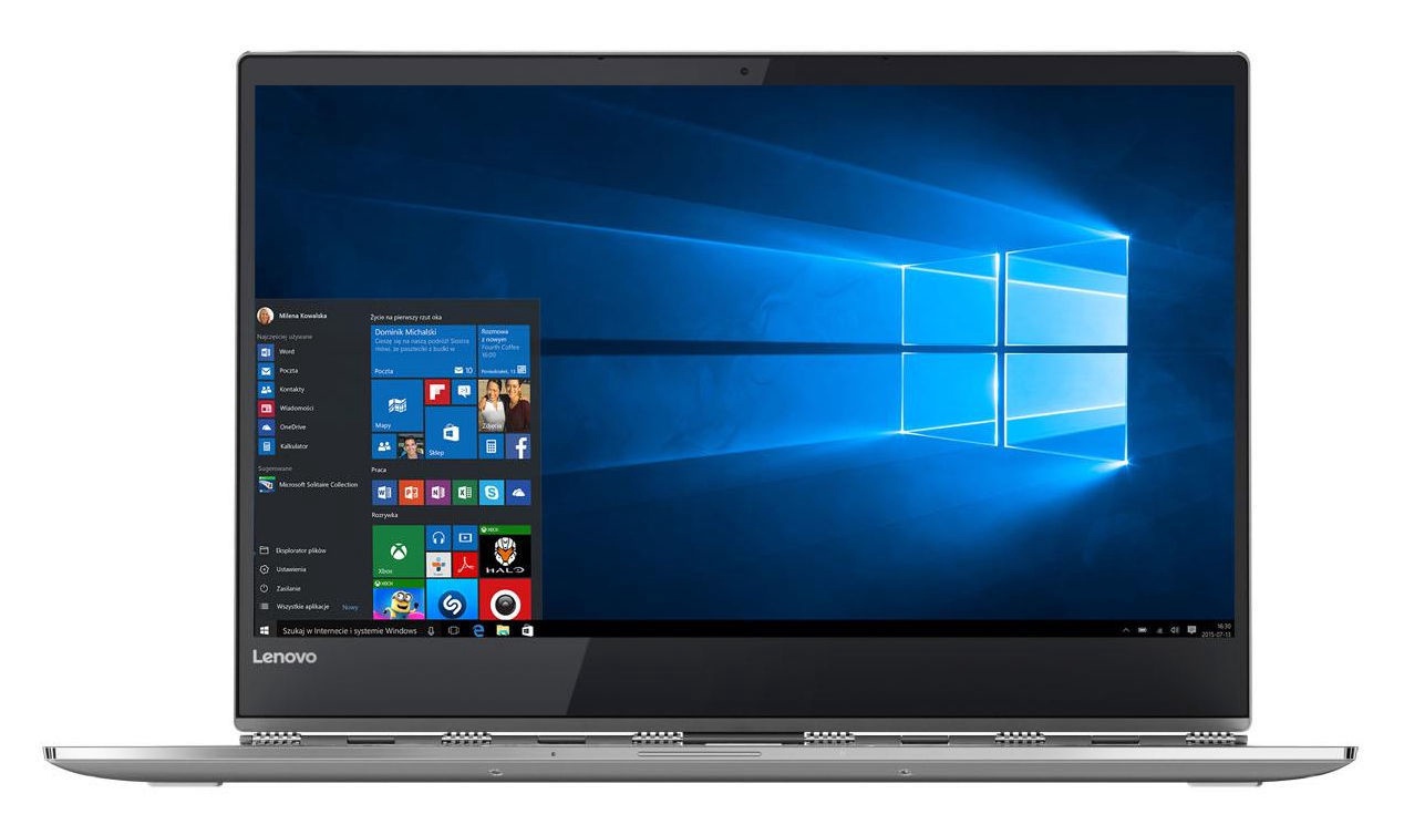 Ноутбук Lenovo Yoga 920-13IKB Platinum 80Y700G7PB|B PL with Tablet, Intel®  Core™ i7-8550U, 16 GB, 512 GB, 13.9 ″, Intel® UHD Graphics 620, серебристый  - K-rauta