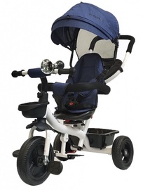 Tesoro BT-13 Baby Tricycle White Navy Blue
