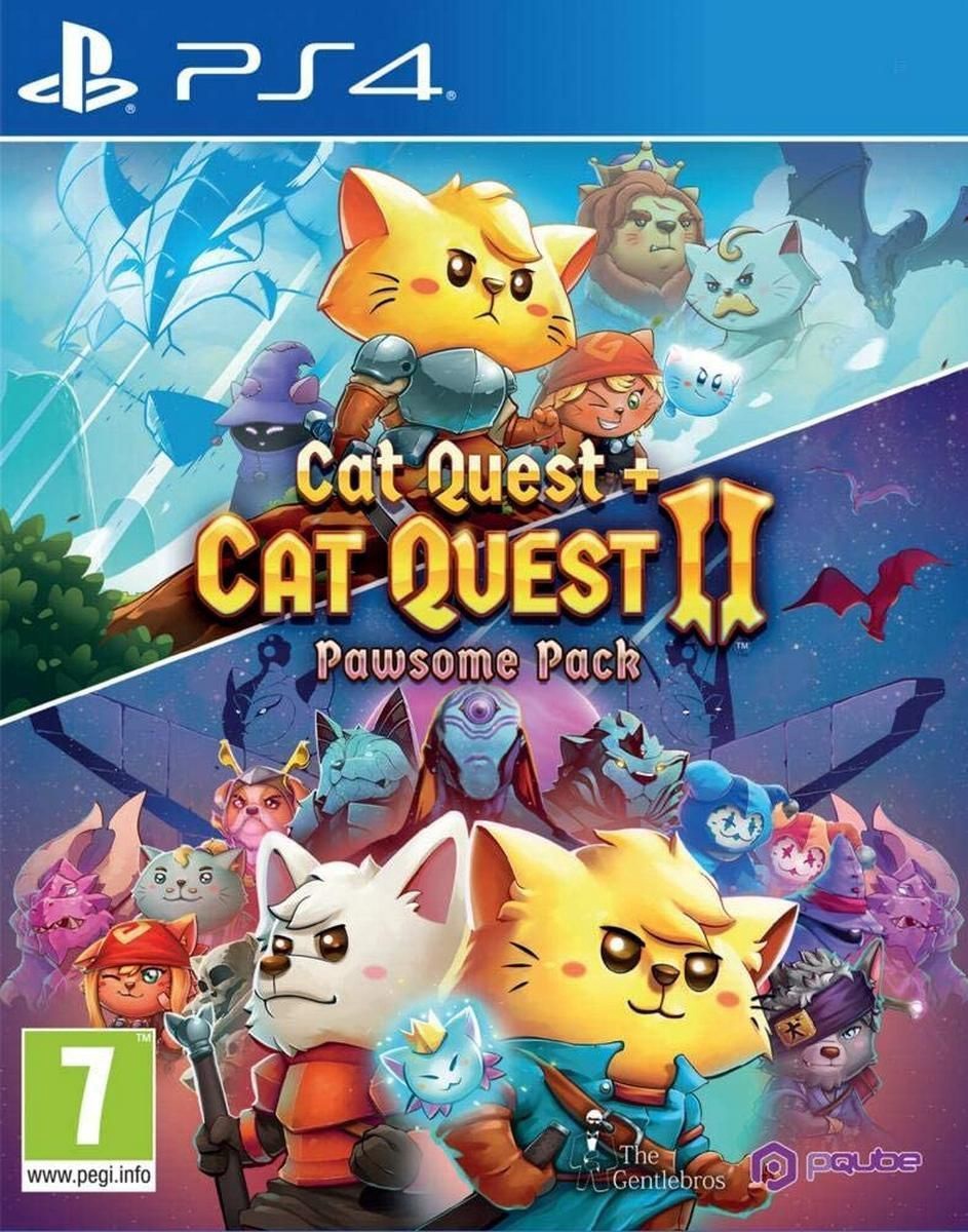 Игра для PlayStation 4 (PS4) PQube Cat Quest Pawsome Pack incl. Cat Quest 1  and 2 - 1a.lt