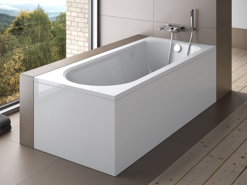 Vann, nurgaga Besco Intrica 170, 170 cm x 75 cm x 41 cm, ristkülik
