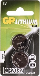 Baterijas GP Batteries, CR2032, 3 V, 2 gab.