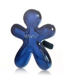 Mr & Mrs Fragrance Niki Car Air Freshener Equilibrium Metal Blue
