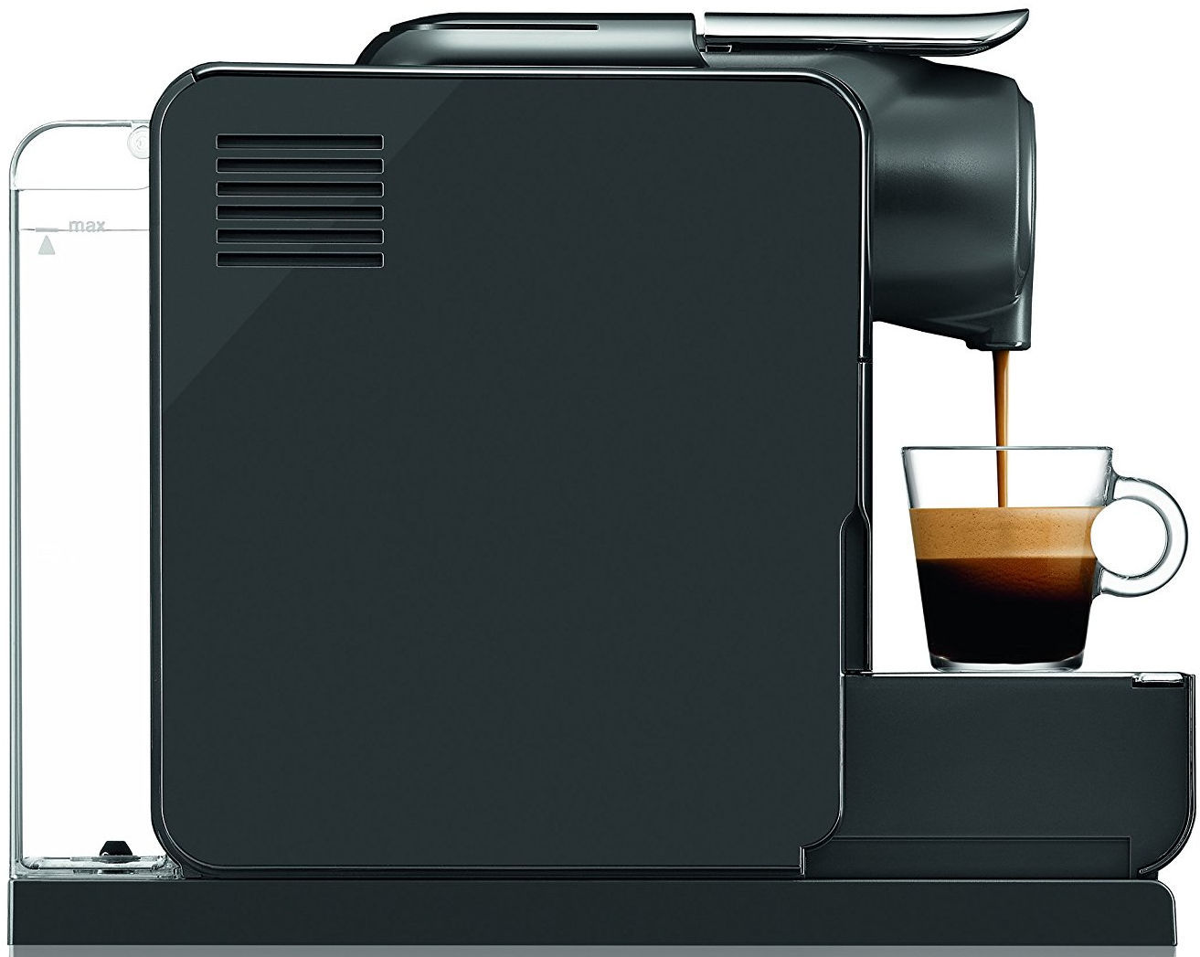 Kapsulinis kavos aparatas Nespresso Lattissima BK, juodas - Senukai.lt