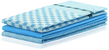 Köögirätik köögi DecoKing Louie, sinine/helesinine, 50 cm x 70 cm, 3 tk