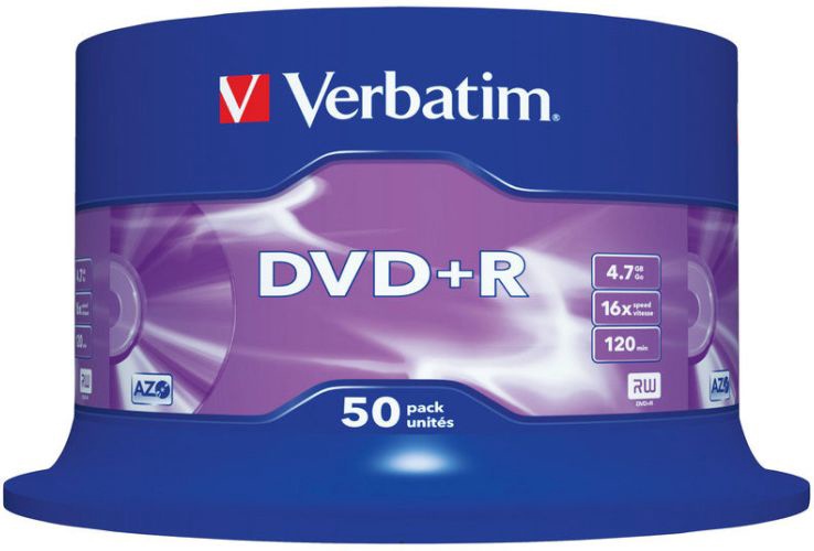 Duomenų laikmena Verbatim, 4.7 GB, 50vnt.