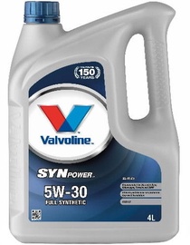 Машинное масло Valvoline 5W - 30, синтетический, для легкового автомобиля, 4 л