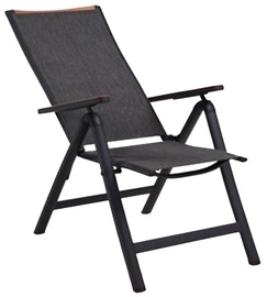 Dārza krēsls Home4you Prime 20536, melna