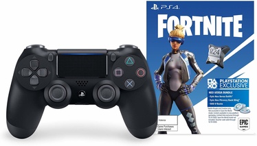 Sony DualShock 4 Controller V2 Jet Black Fortnite Neo Versa Bundle
