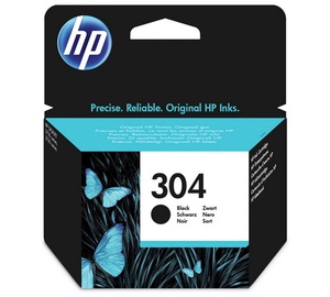 Tintes printera kasetne HP 304, melna
