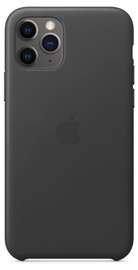 Apple Leather Back Case For Apple iPhone 11 Pro Black