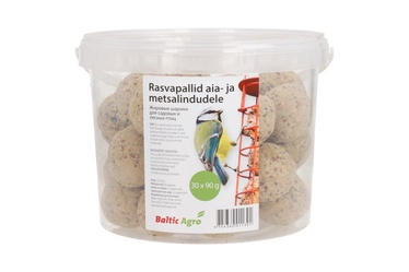 Rasvapallid aia- ja metsalindudele Baltic Agro, 30 x 90 g