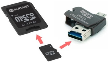Platinet PMMSD32CR4 4 in 1 Adapter 32GB