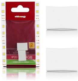 Адаптер Whitenergy RGB LED 2x4 Pin Connector, белый, 0.01 м