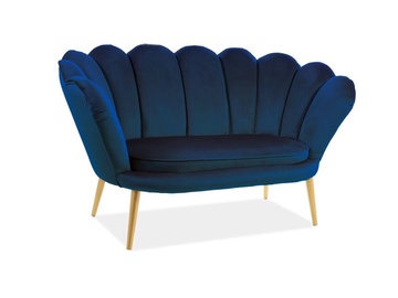 Dīvāns Signal Meble Magnolia 2 Blue, 85 x 152 x 87 cm