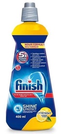 Trauku mazgājamās mašīnas šķidrums Finish Shine & Protect Lemon, 400 ml